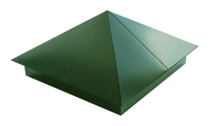 Металлический колпак цвет зелёный мох